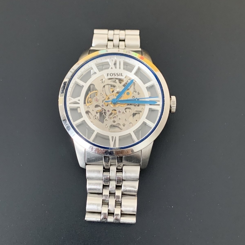 Fossil Townsman Stainless Steel Case Mechanical (Automatic) Wristwatches